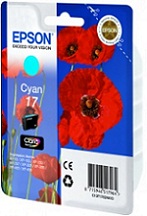 _Epson_17_Cyan T1702  Epson_XP-33/ 103/203/207/303/306/ 403/406